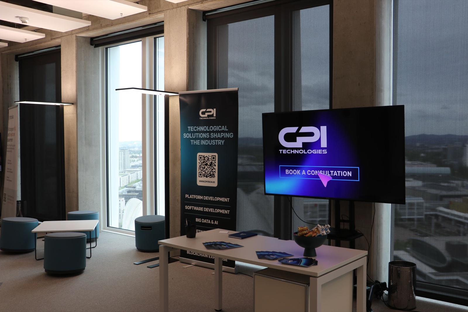 CPI Technologies at a business event in Frankfurt