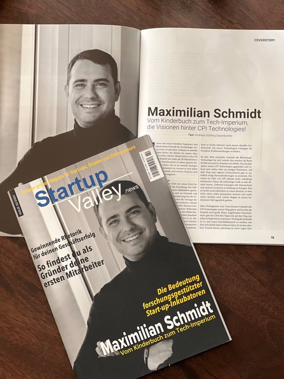 StartupValley - Maximilian Schmidt vom Kinderbuch zum Tech-Imperium